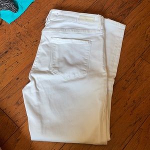 Abercrombie and Fitch white jean